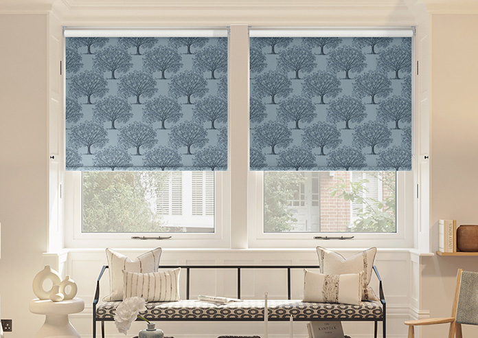 Classic Woodland, Monochrome - Twist&Fit Roller Blind - Image 3